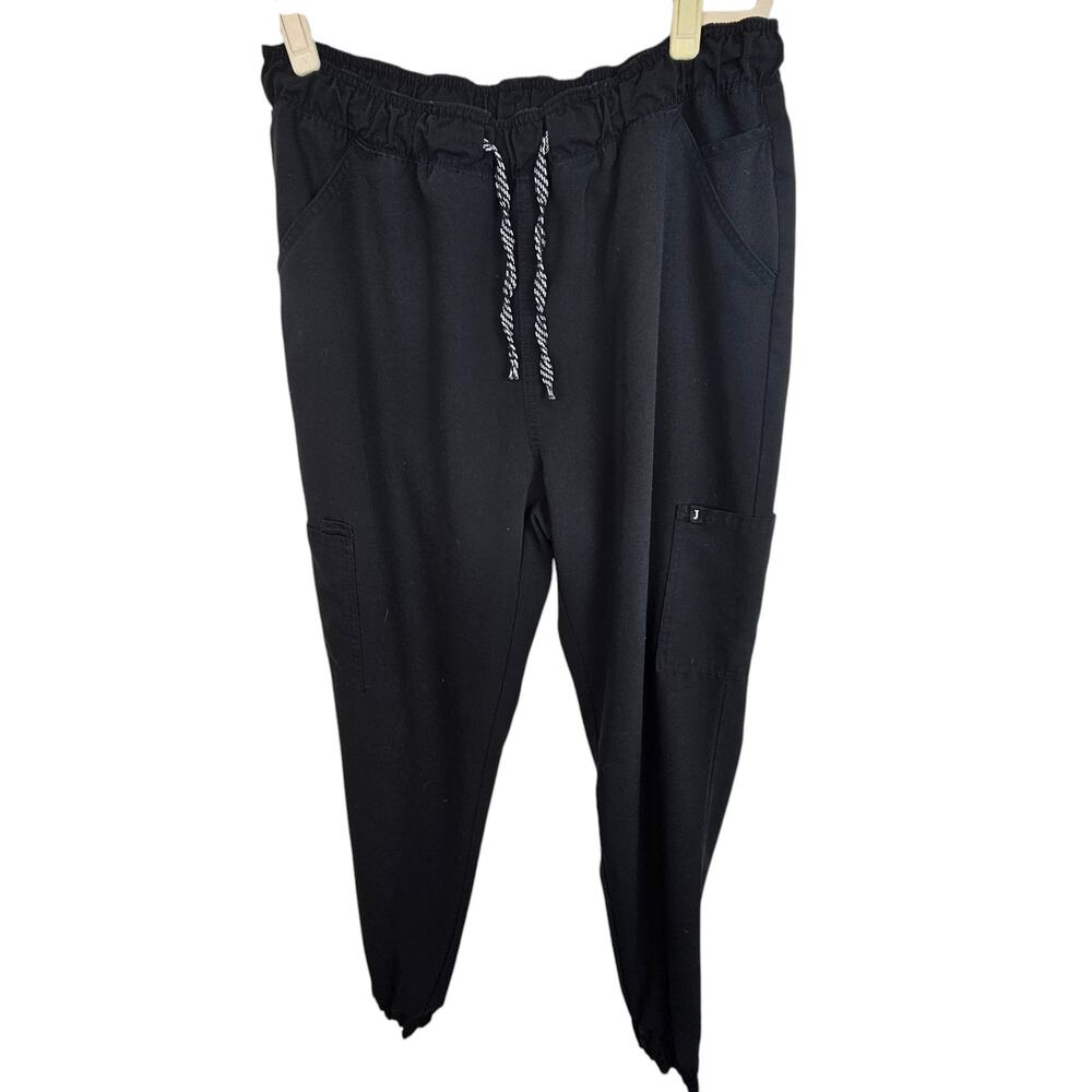 Jaanuu Scrubs Womens XLT Black Jaanuu Scrub Pants Jogger Scrub Pants Women